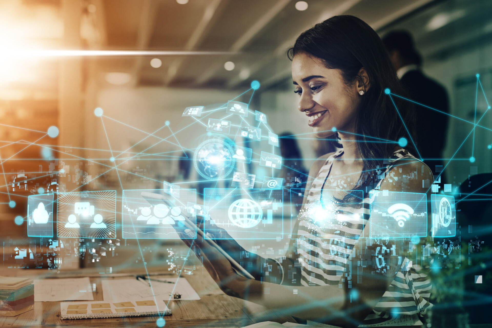 getting things done makes her feel amazing