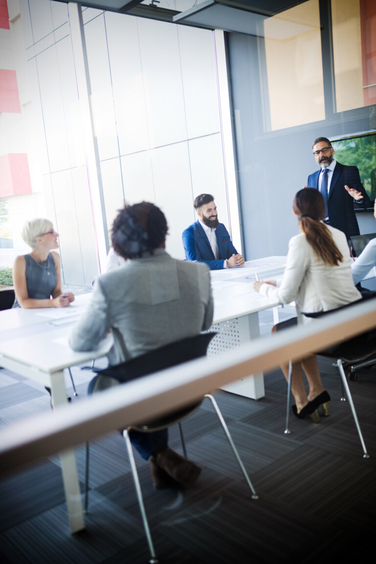 meeting corporate success business brainstorming teamwork concept